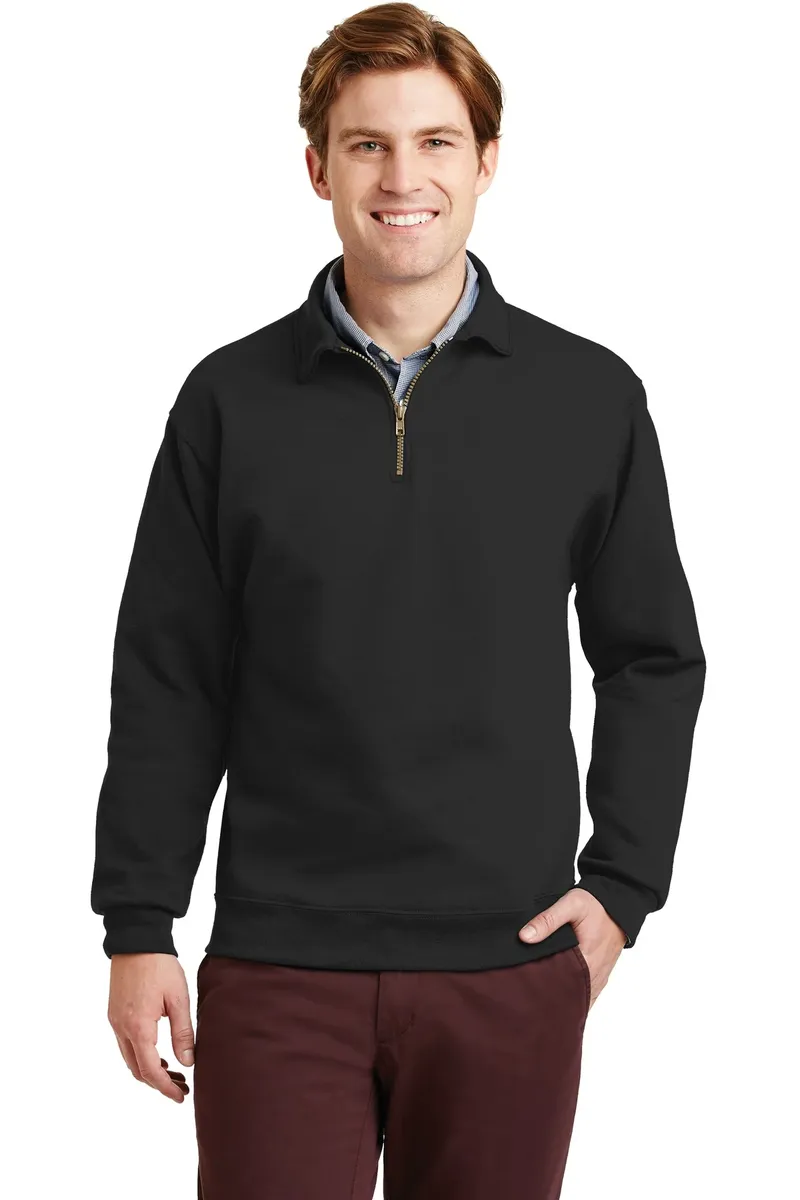 Jerzees® Super Sweats® NuBlend® - 1/4-Zip Sweatshirt with Cadet Collar.  4528M - additional view 2