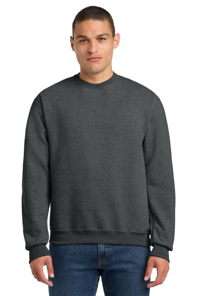 Jerzees® Super Sweats® NuBlend® - Crewneck Sweatshirt.  4662M - additional view 1