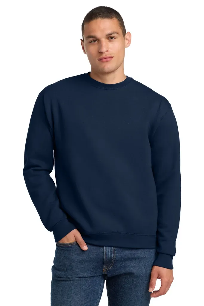 Jerzees® Super Sweats® NuBlend® - Crewneck Sweatshirt.  4662M - additional view 2