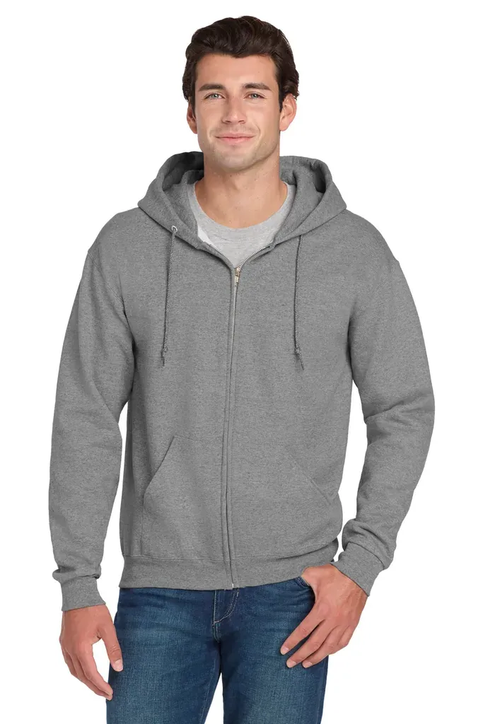 Jerzees® Super Sweats® NuBlend® - Full-Zip Hooded Sweatshirt.  4999M - additional view 2