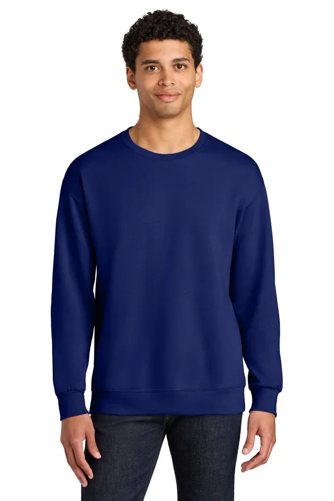 Jerzees Ultimate Unisex CVC Ring Spun Crewneck Sweatshirt IC48M - additional view 8