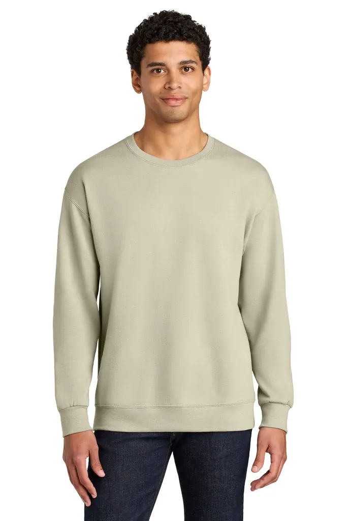 Jerzees Ultimate Unisex CVC Ring Spun Crewneck Sweatshirt IC48M - additional view 7