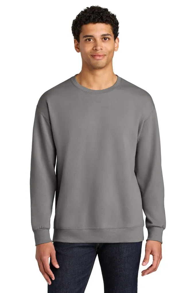 Jerzees Ultimate Unisex CVC Ring Spun Crewneck Sweatshirt IC48M - additional view 10
