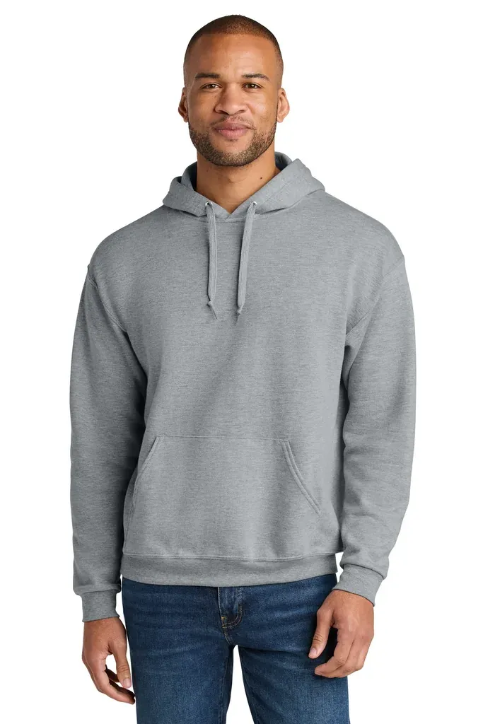 Jerzees Ultimate Unisex CVC Ring Spun Hooded Sweatshirt IC49M - additional view 14