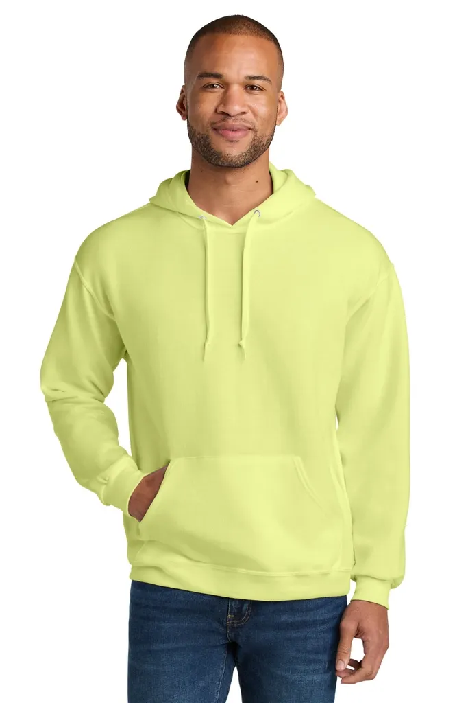 Jerzees Ultimate Unisex CVC Ring Spun Hooded Sweatshirt IC49M - additional view 13