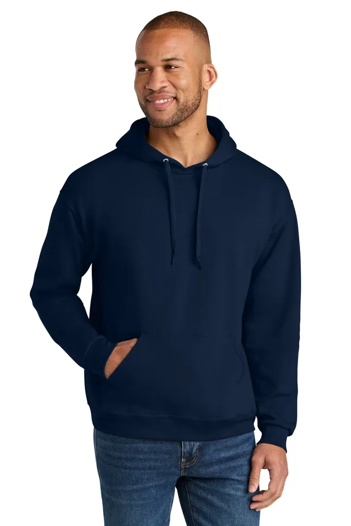 Jerzees Ultimate Unisex CVC Ring Spun Hooded Sweatshirt IC49M - additional view 10
