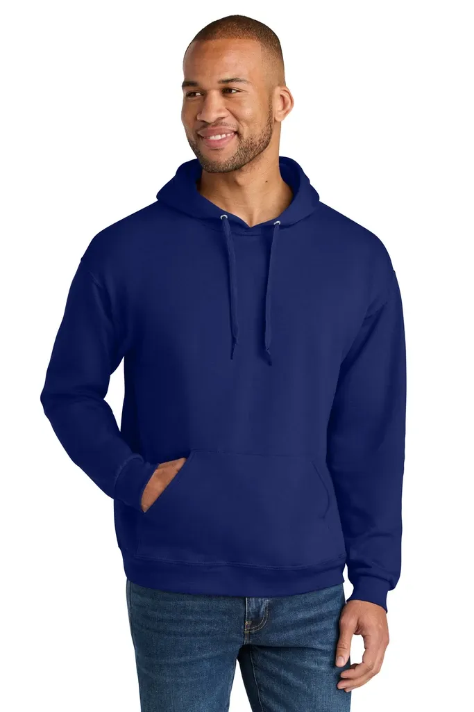 Jerzees Ultimate Unisex CVC Ring Spun Hooded Sweatshirt IC49M - additional view 11