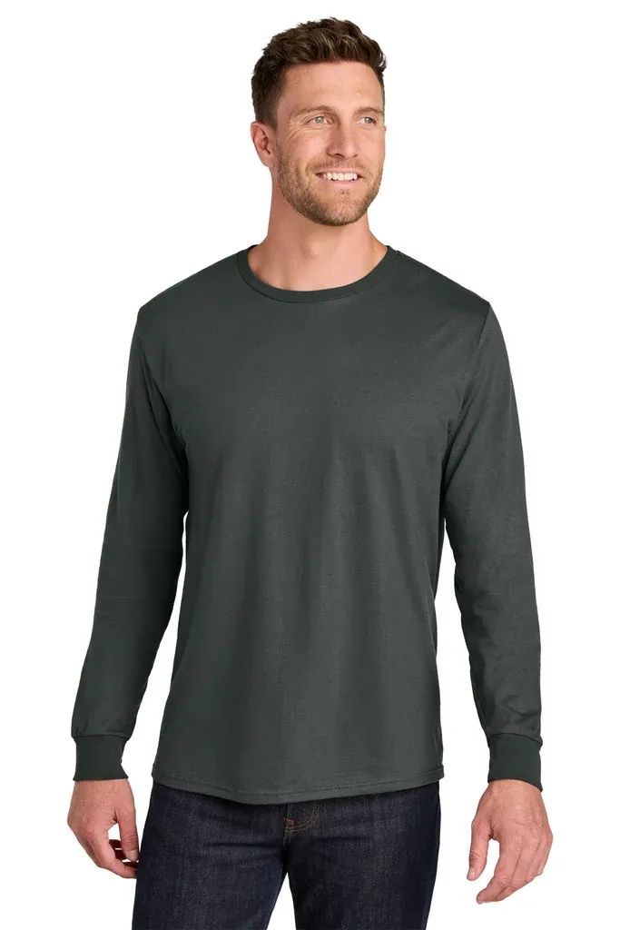 Jerzees Ultimate Unisex Ring Spun Long Sleeve T-Shirt IC46L - additional view 3
