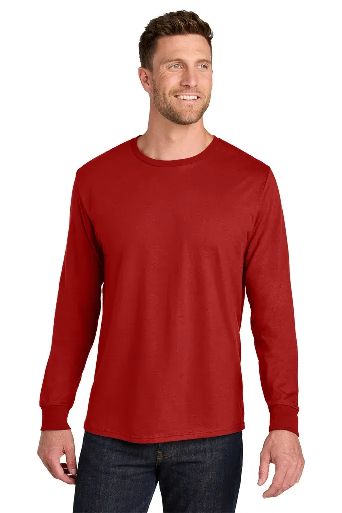 Jerzees Ultimate Unisex Ring Spun Long Sleeve T-Shirt IC46L - additional view 9