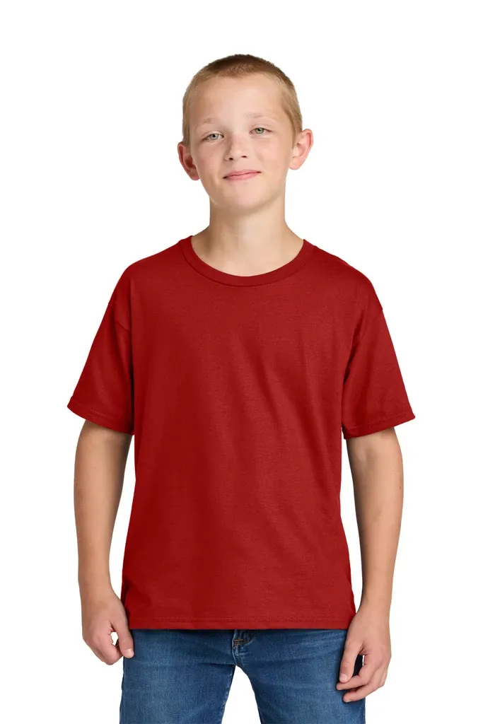 Jerzees Ultimate Youth Ring Spun T-Shirt IC46B - additional view 2