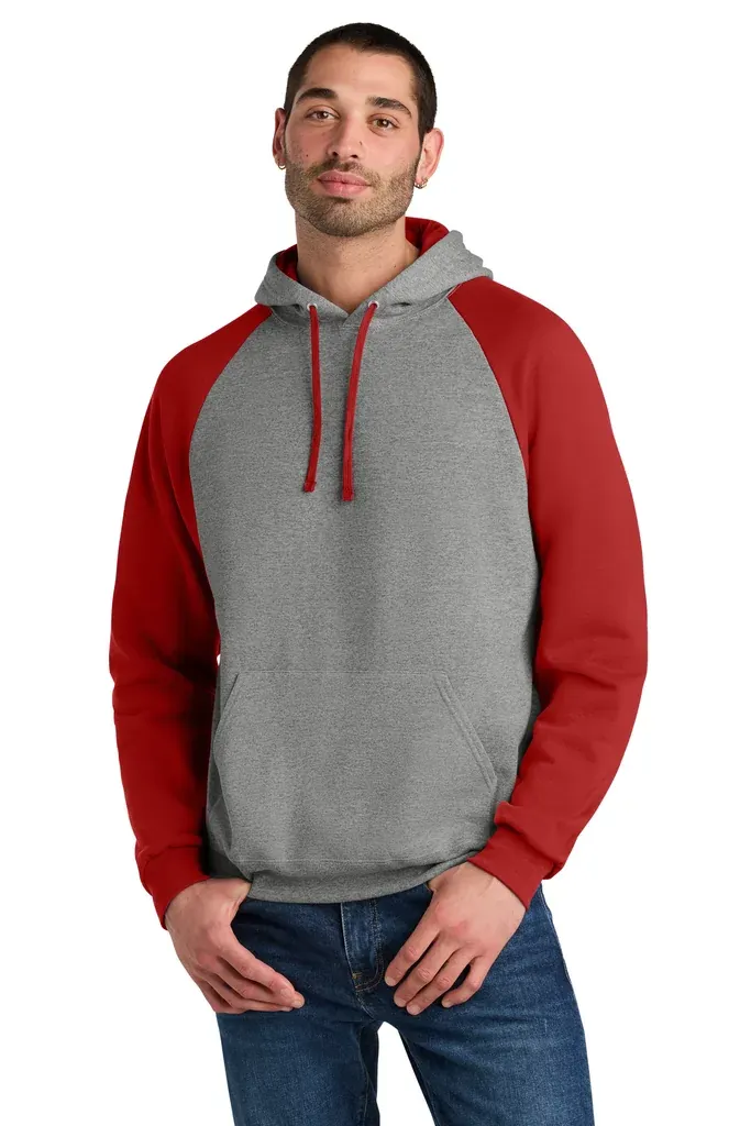 Jerzees® Unisex NuBlend® Colorblock Raglan Hoodie Sweatshirt 96C - additional view 3