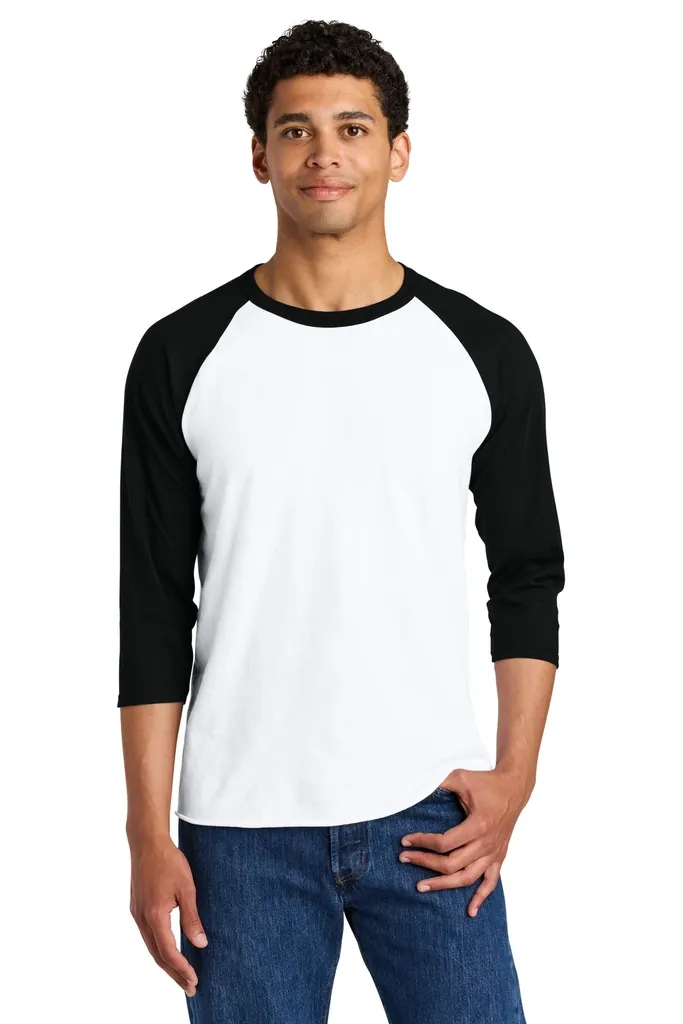 Jerzees® Unisex Premium Blend Combed Ring Spun 3/4-Sleeve Raglan 560R - additional view 8