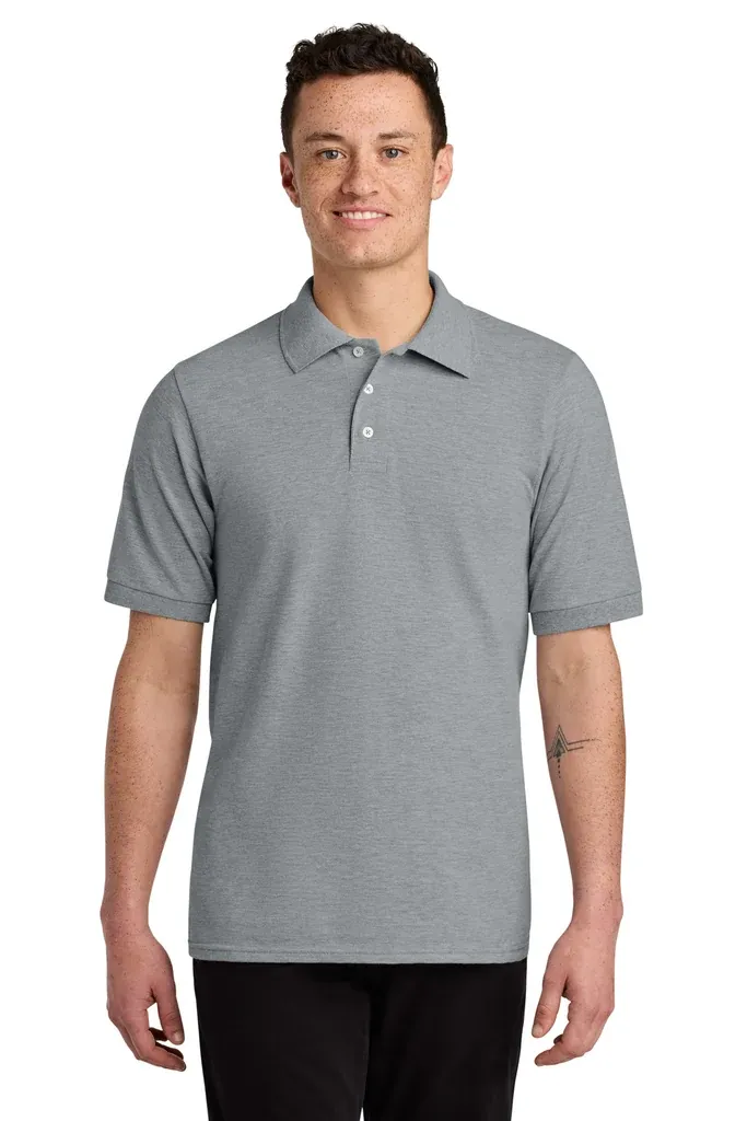 Jerzees® Unisex Premium Ring Spun Cotton Pique Sport Shirt 443M - additional view 2