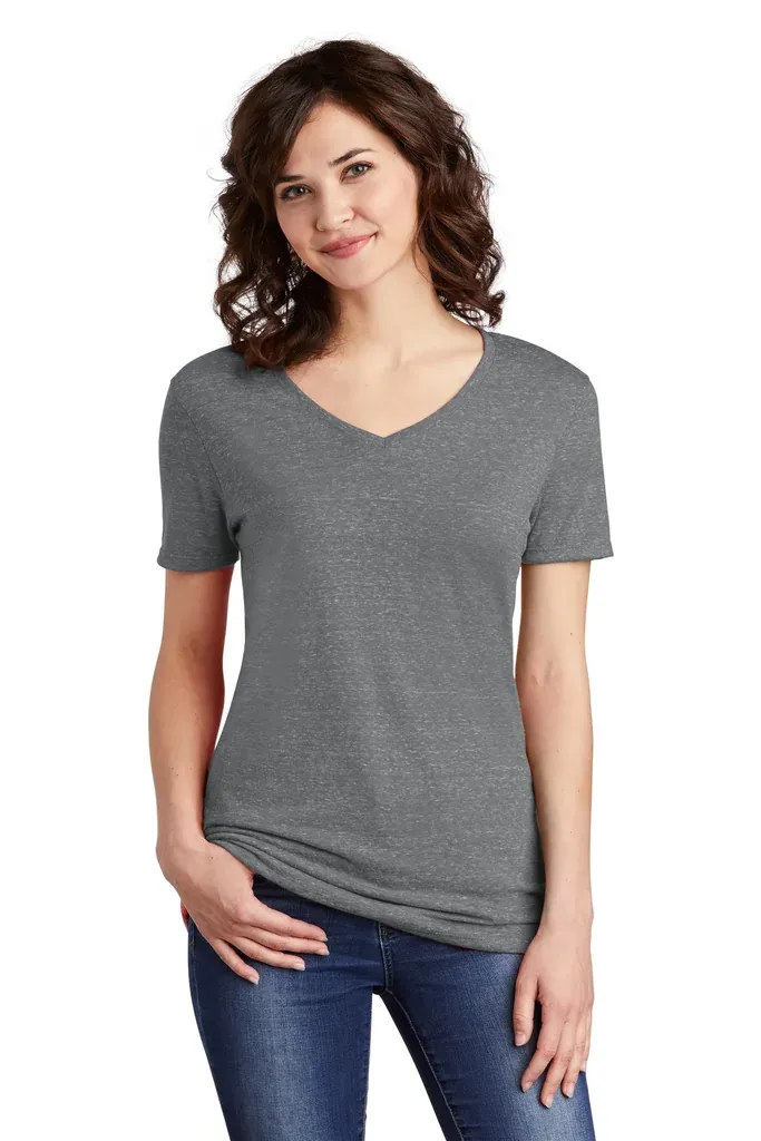 Jerzees ® Women's Snow Heather Jersey V-Neck T-Shirt 88WV - additional view 4