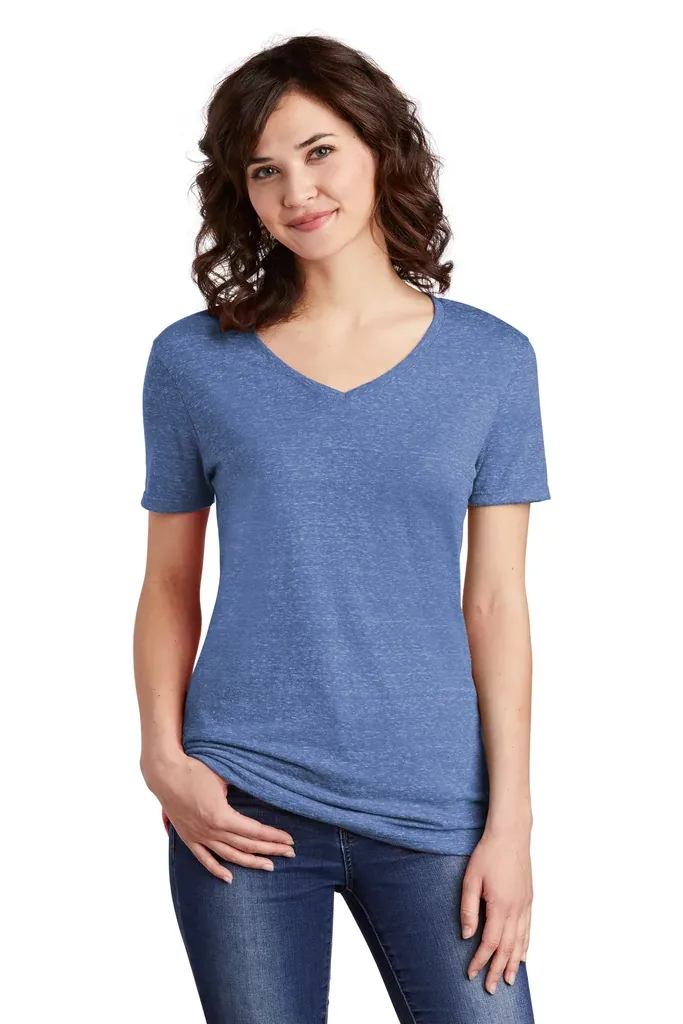 Jerzees ® Women's Snow Heather Jersey V-Neck T-Shirt 88WV - additional view 5