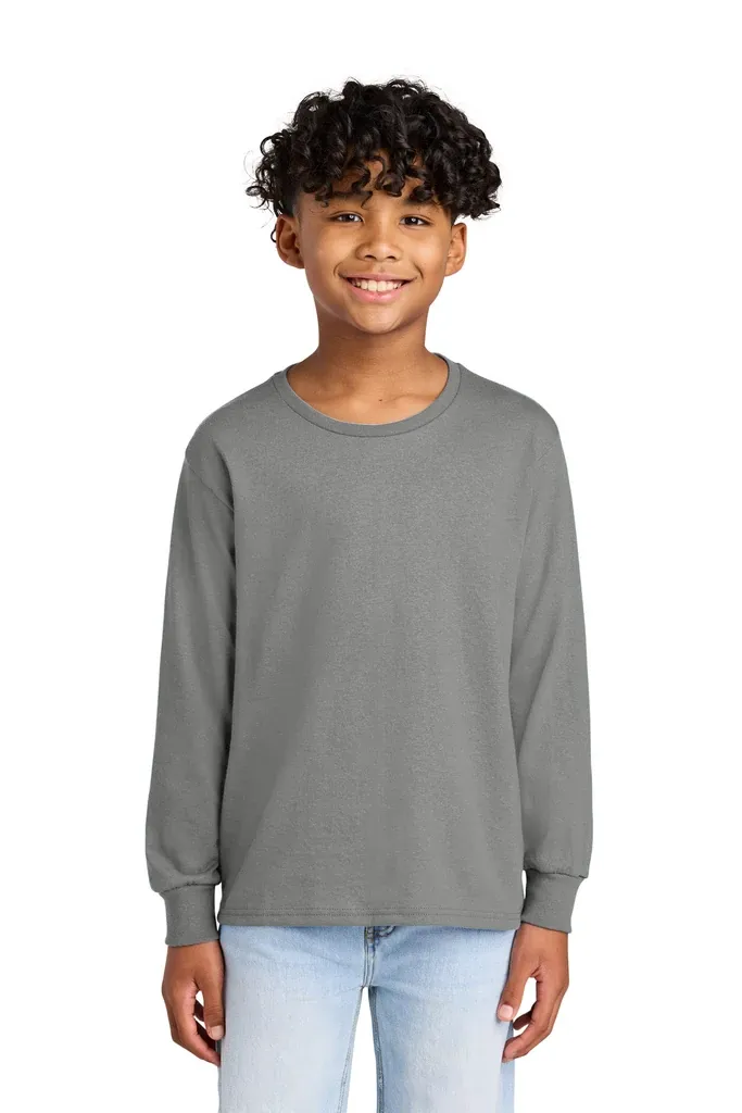 Jerzees® Youth Dri-Power® 50/50 Cotton/Poly Long Sleeve 29BL - additional view 1