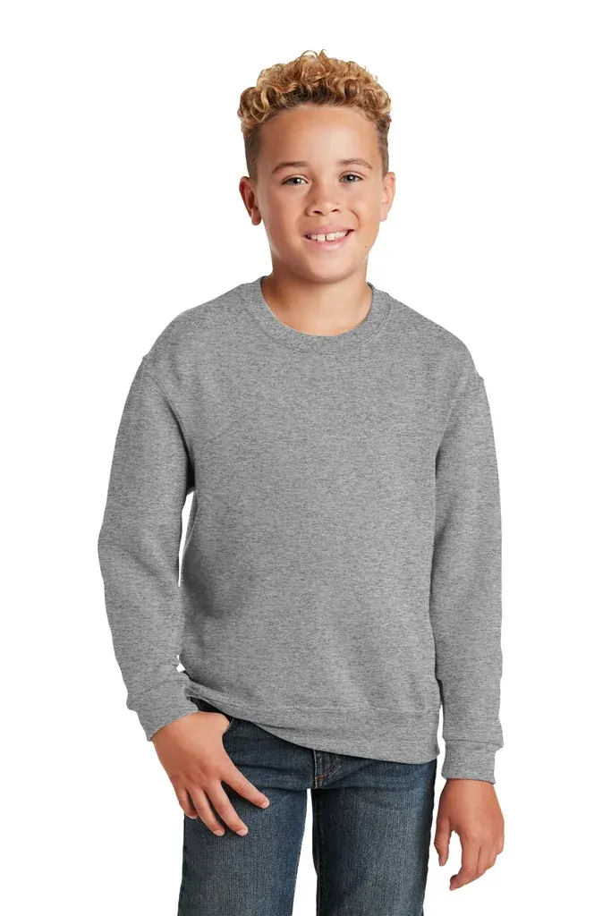 Jerzees® - Youth NuBlend® Crewneck Sweatshirt.  562B - additional view 4