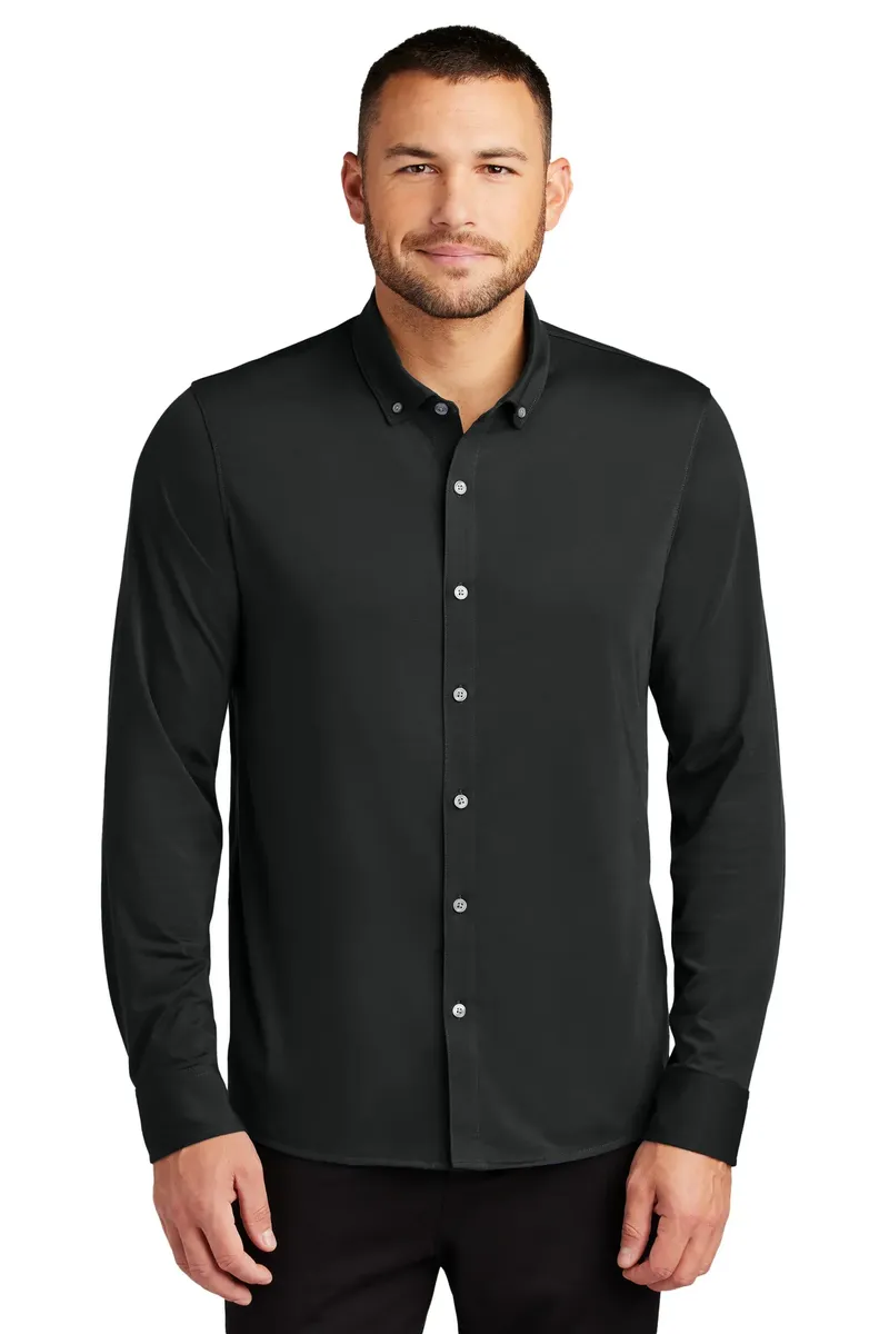 Mercer+Mettle® Stretch Jersey Long Sleeve Shirt MM1018 - additional view 3