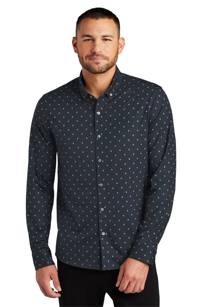Mercer+Mettle® Stretch Jersey Long Sleeve Shirt MM1018 - additional view 1