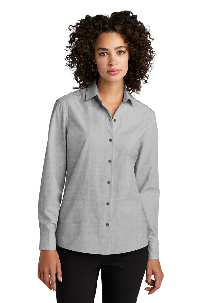 Mercer+Mettle® Women's Long Sleeve Stretch Woven Shirt MM2001 - additional view 1