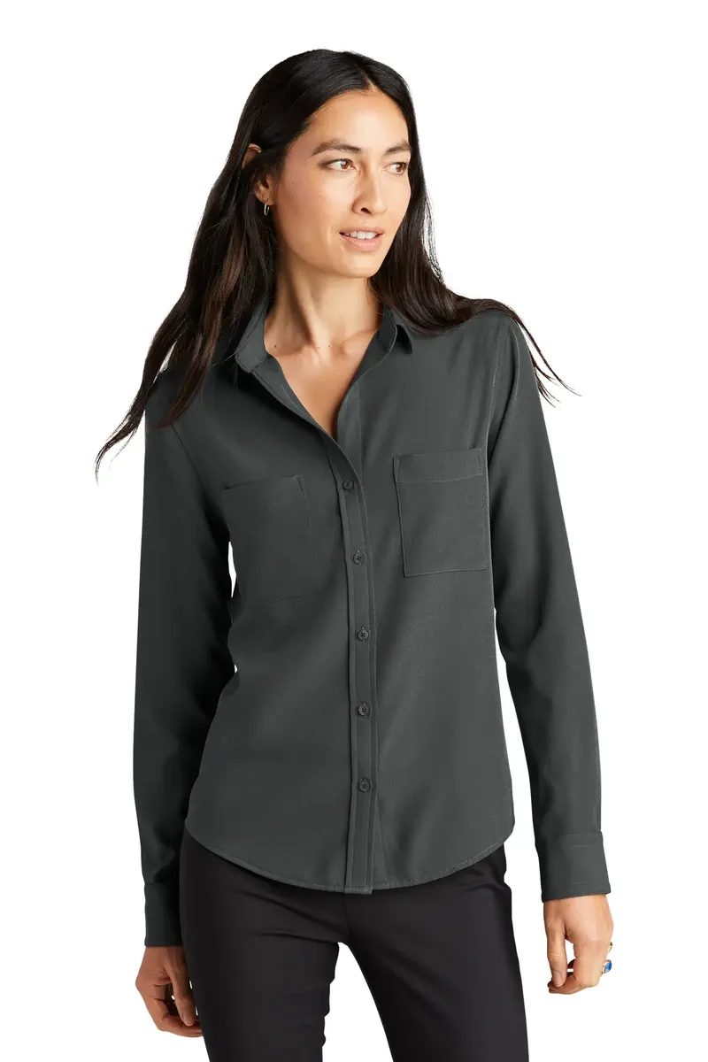 Mercer+Mettle® Women's Stretch Crepe Long Sleeve Camp MM2013