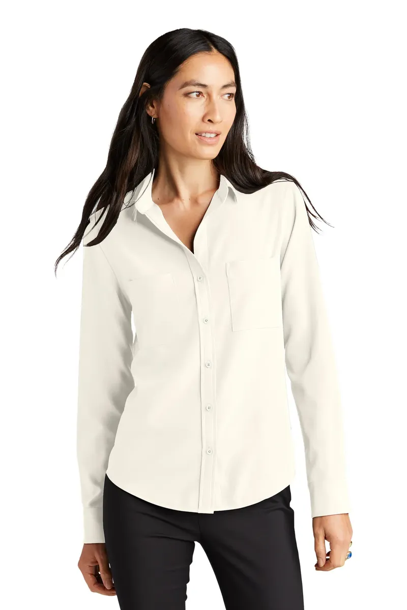 Mercer+Mettle® Women's Stretch Crepe Long Sleeve Camp MM2013 - additional view 2