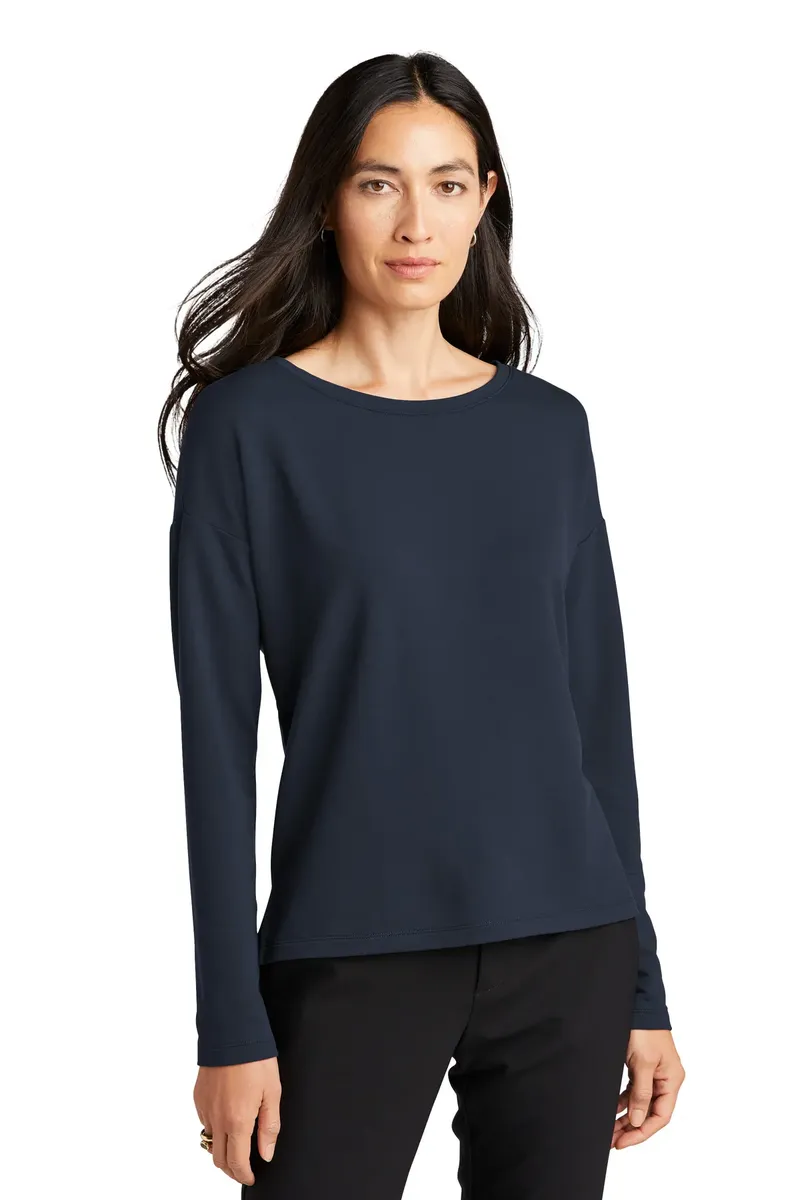 Mercer+Mettle® Women's Stretch Drop Shoulder Pullover MM3013 - additional view 1