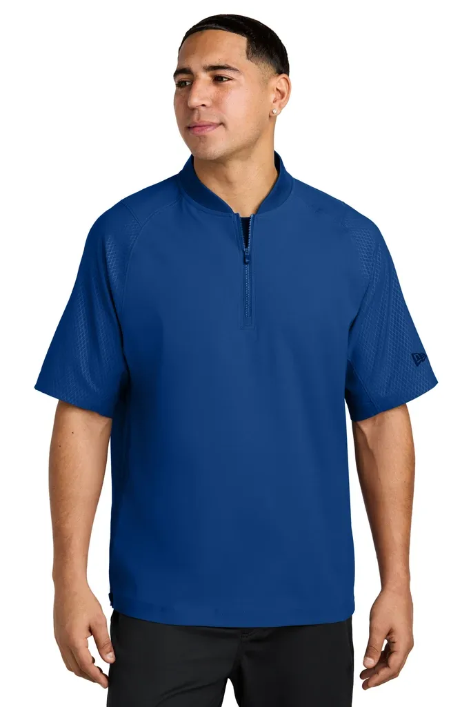 New Era ® Cage Short Sleeve 1/4-Zip Jacket. NEA600 - additional view 2