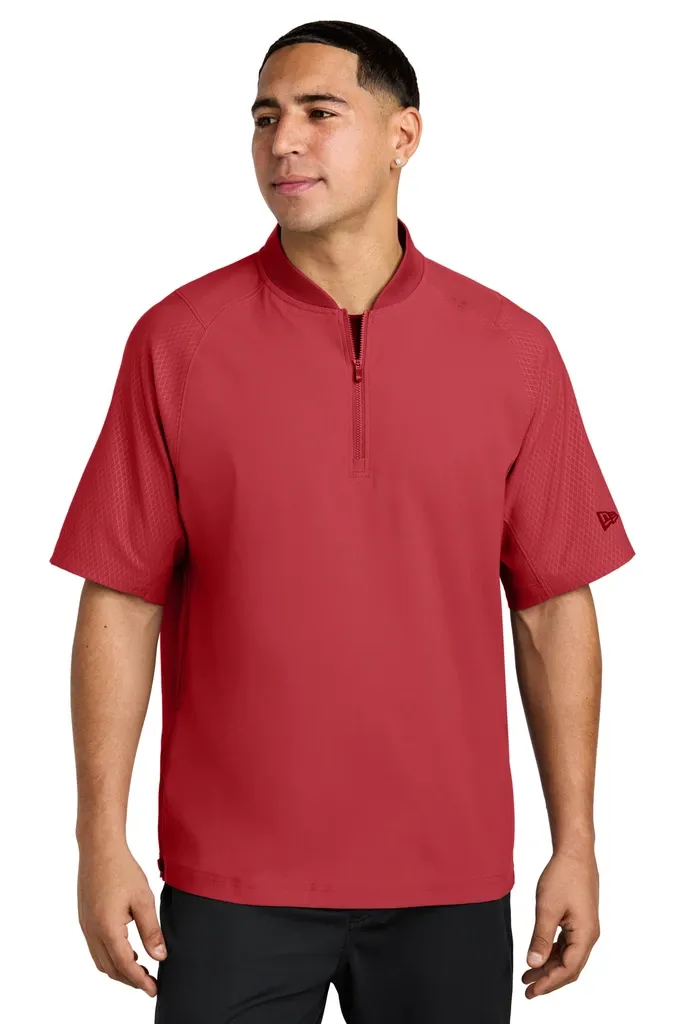 New Era ® Cage Short Sleeve 1/4-Zip Jacket. NEA600 - additional view 3