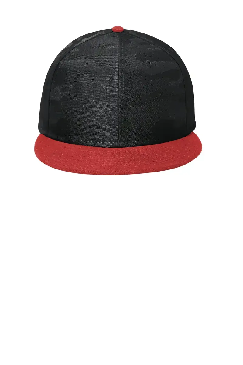 New Era ® Camo Flat Bill Snapback Cap NE407 - additional view 1