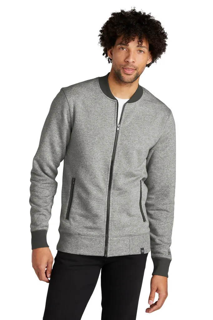 New Era ® French Terry Baseball Full-Zip. NEA503 - additional view 1