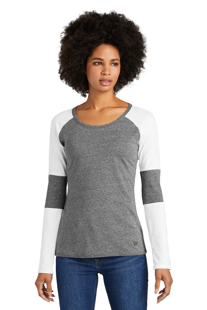 New Era ® Ladies Tri-Blend Performance Baseball Tee. LNEA132