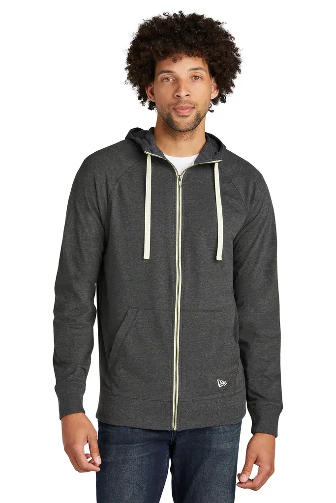 New Era ® Sueded Cotton Blend Full-Zip Hoodie. NEA122 - additional view 2