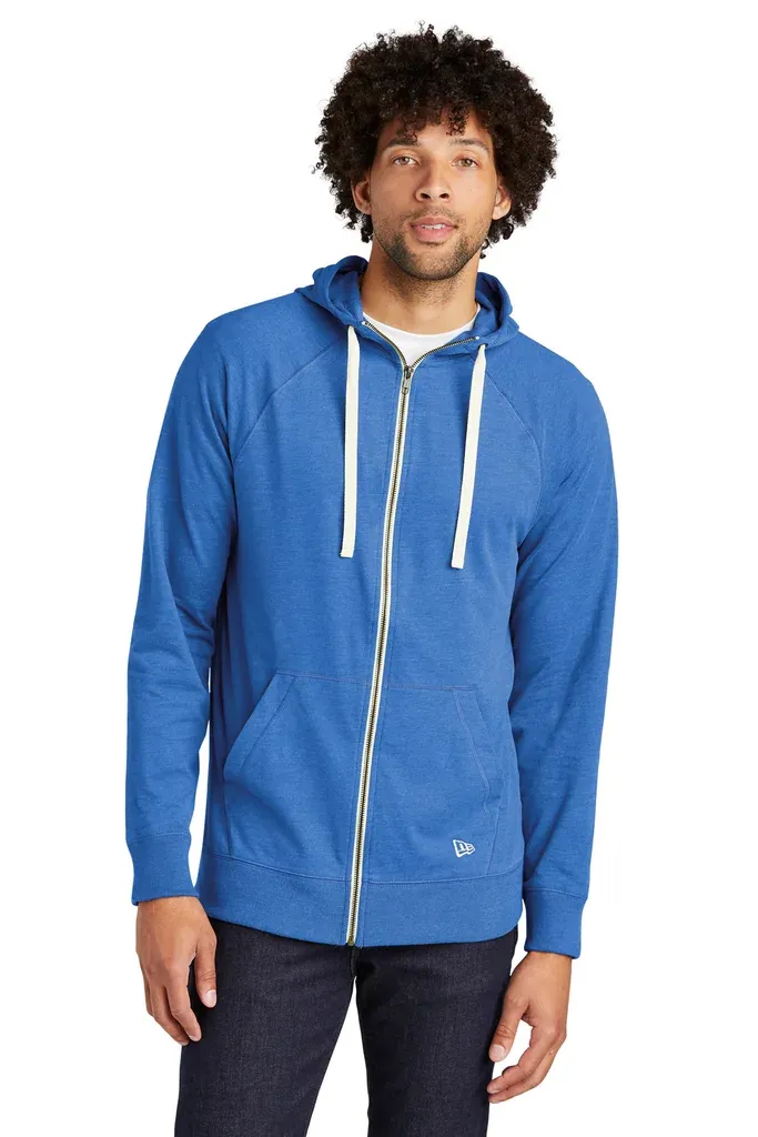 New Era ® Sueded Cotton Blend Full-Zip Hoodie. NEA122 - additional view 3