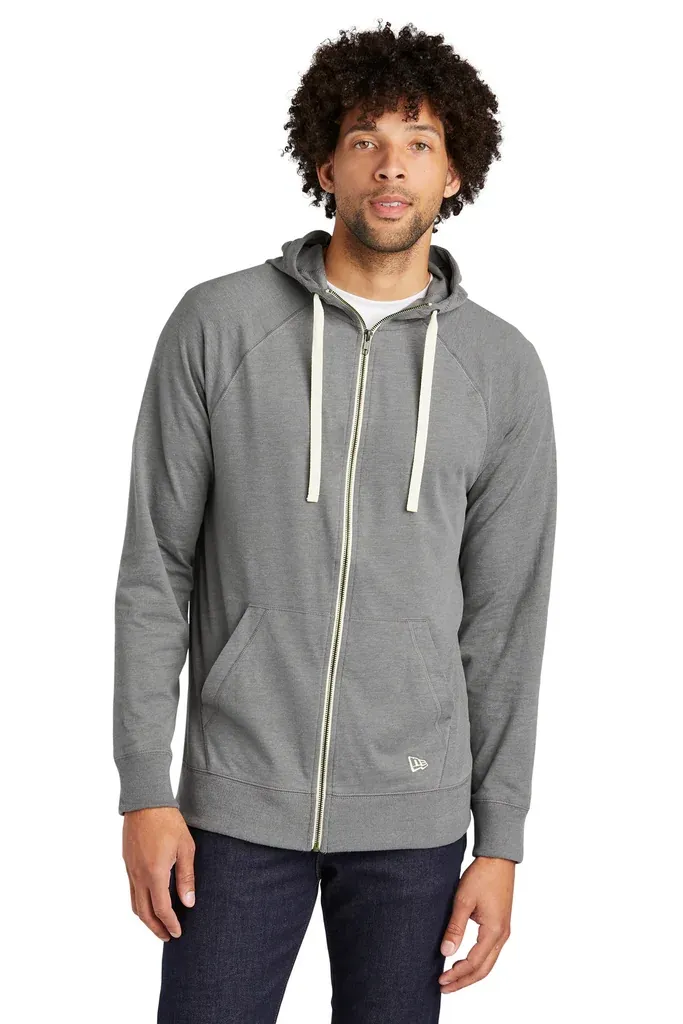 New Era ® Sueded Cotton Blend Full-Zip Hoodie. NEA122 - additional view 1