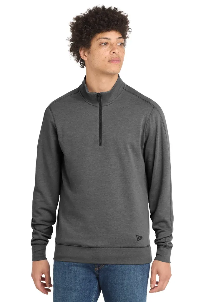 New Era ® Tri-Blend Fleece 1/4-Zip Pullover. NEA512 - additional view 2