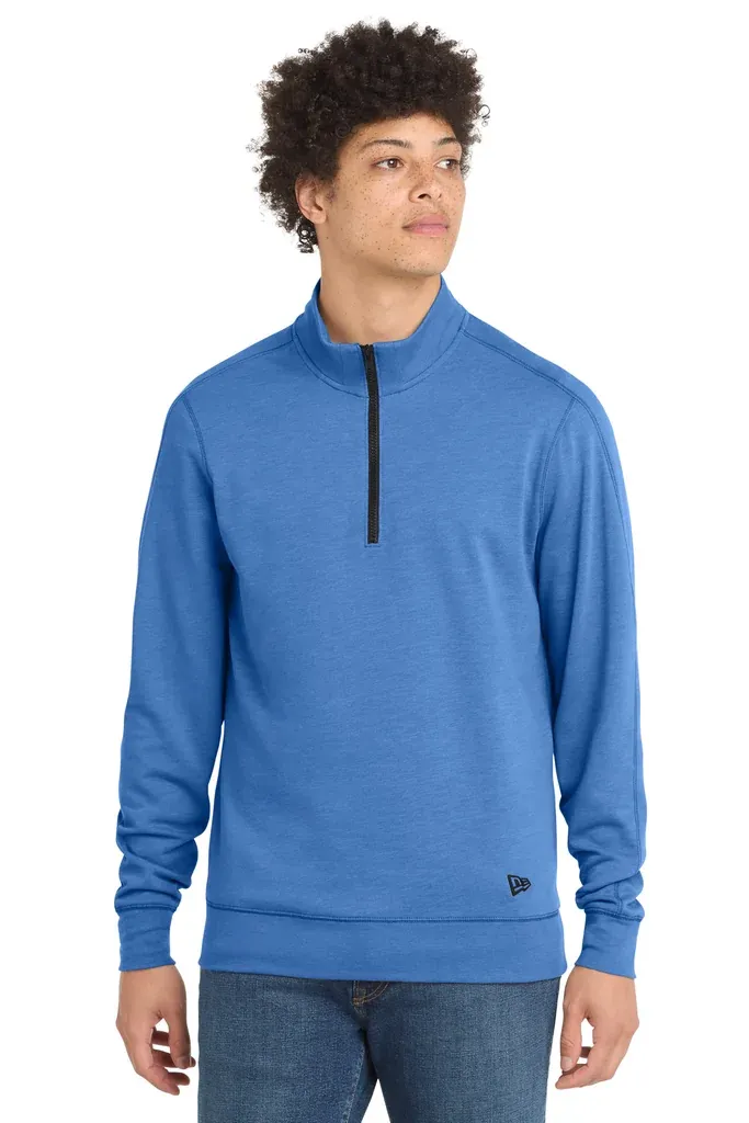 New Era ® Tri-Blend Fleece 1/4-Zip Pullover. NEA512 - additional view 1