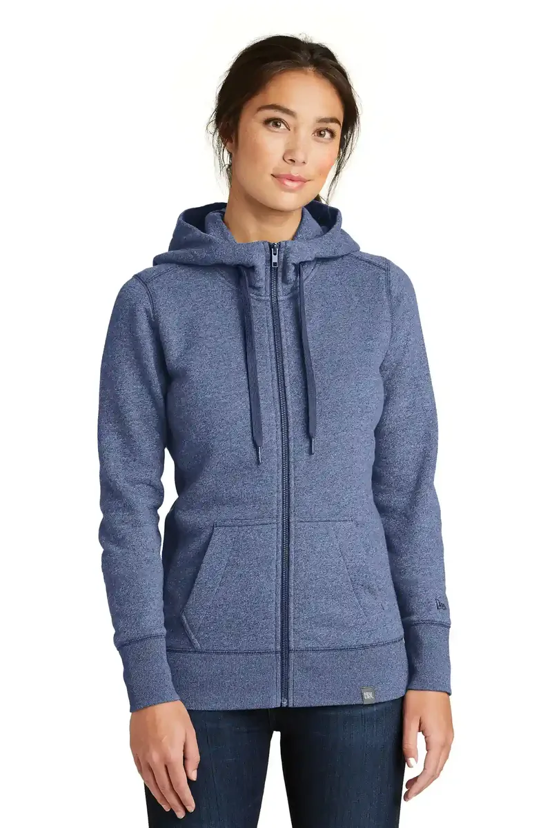 New Era ® Women's French Terry Full-Zip Hoodie. LNEA502 - additional view 2