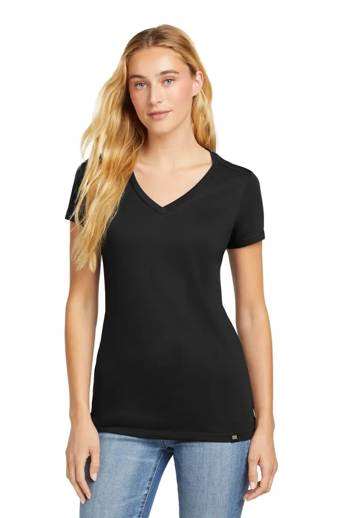 New Era ® Women's Heritage Blend V-Neck Tee. LNEA101 - additional view 2