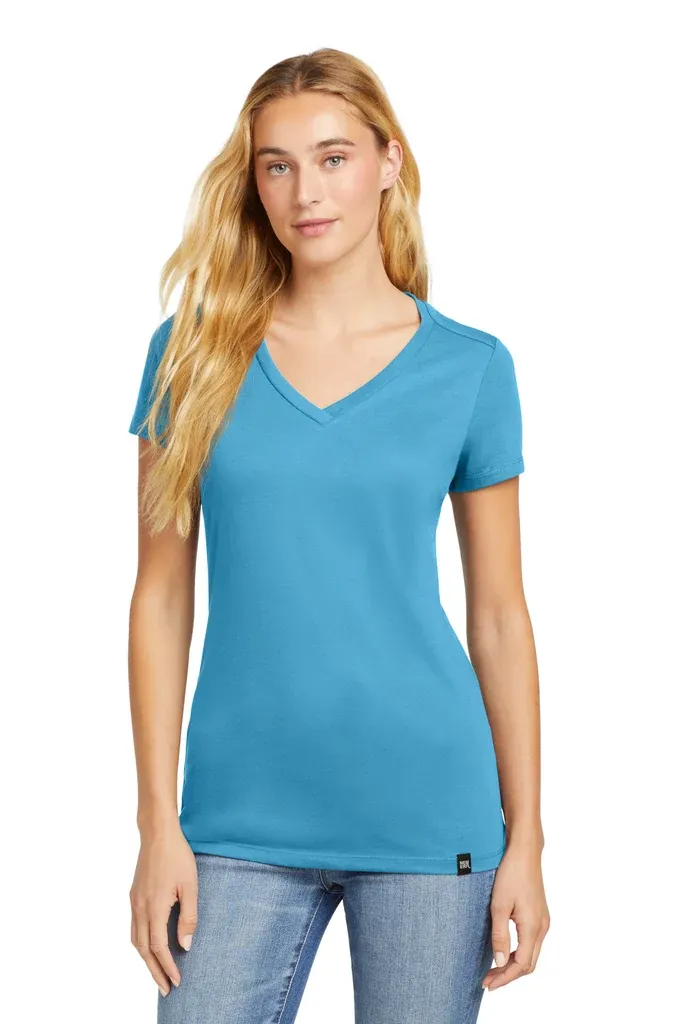 New Era ® Women's Heritage Blend V-Neck Tee. LNEA101 - additional view 5