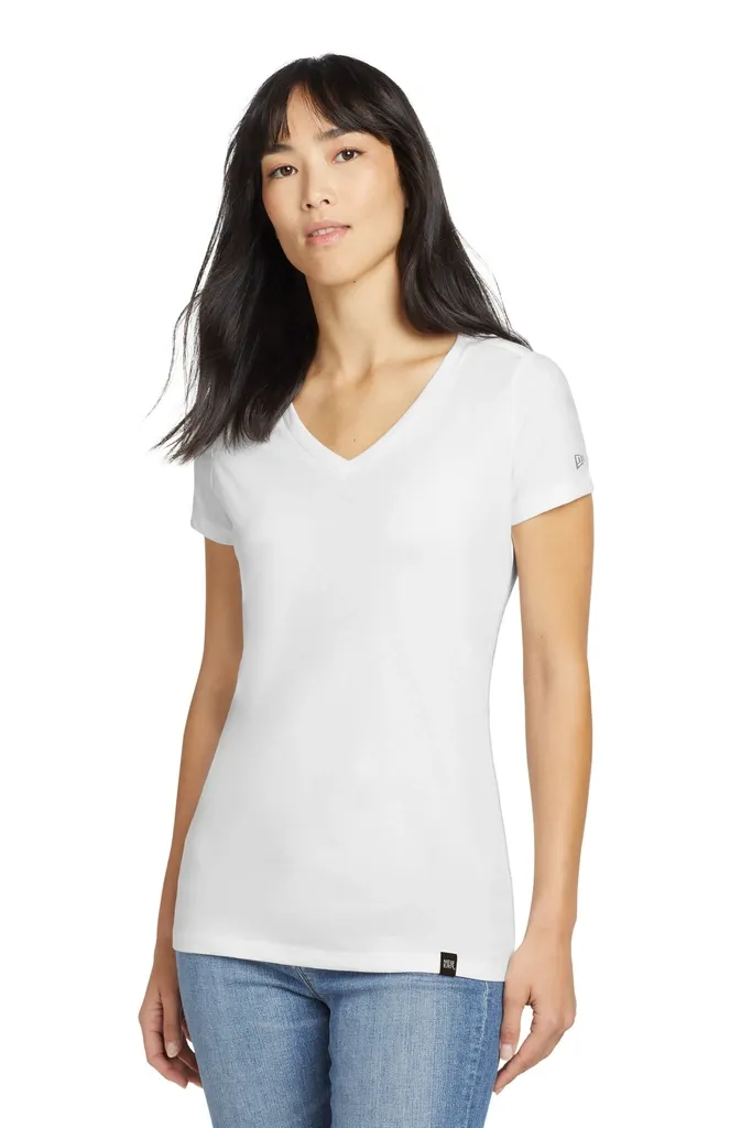 New Era ® Women's Heritage Blend V-Neck Tee. LNEA101 - additional view 9