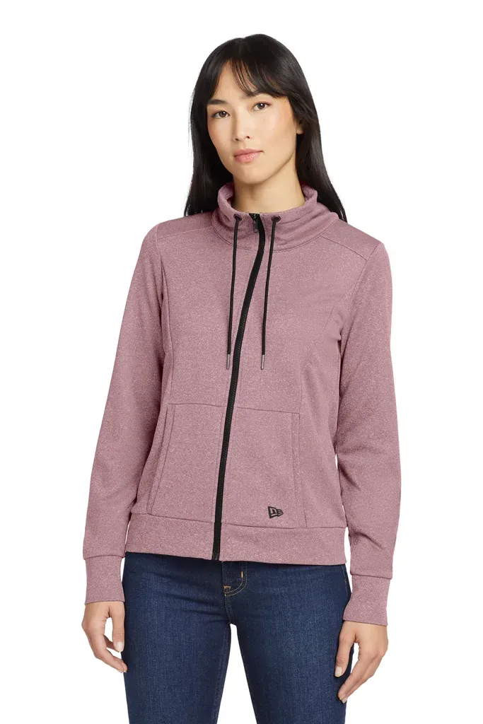 New Era® Women's Performance Terry Full-Zip Cowl LNEA530 - additional view 3