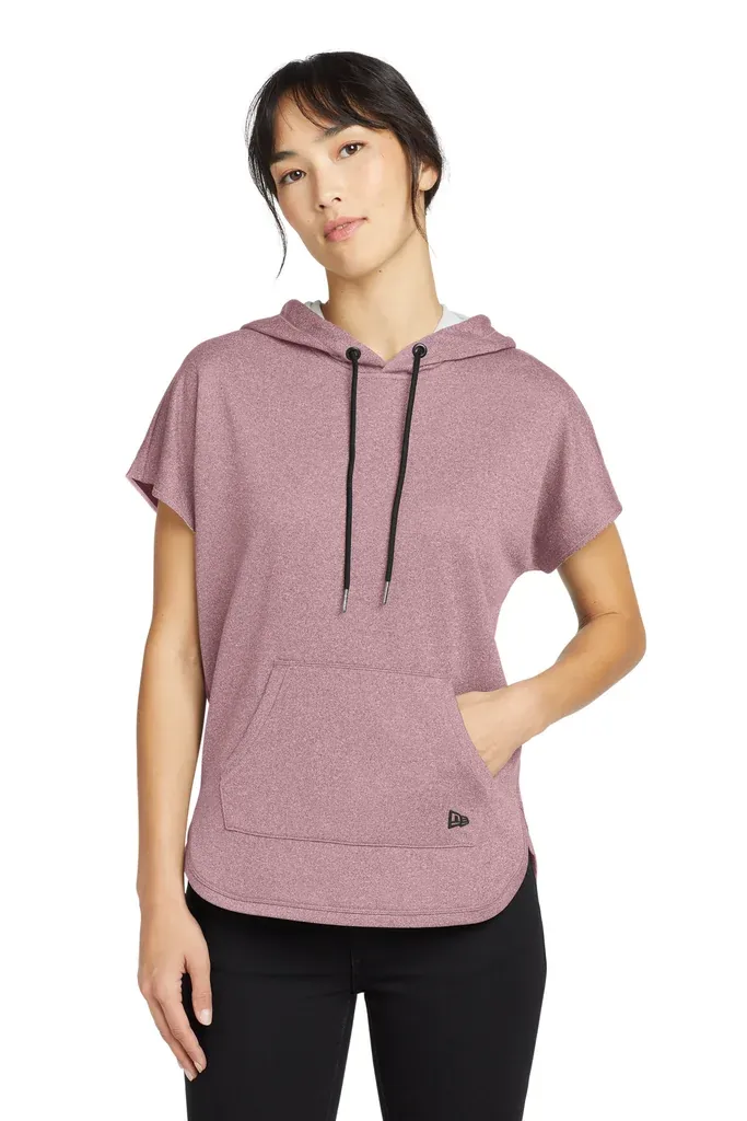 New Era ® Women's Performance Terry Short Sleeve Hoodie LNEA533 - additional view 3