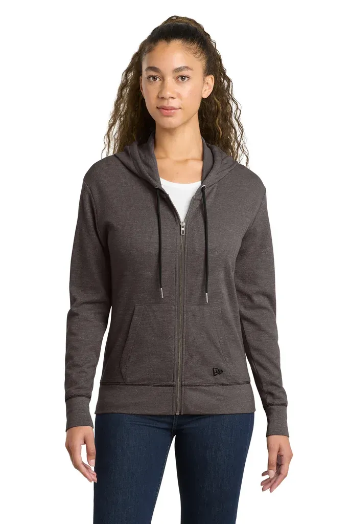 New Era® Women's Thermal Full-Zip Hoodie LNEA141 - additional view 2