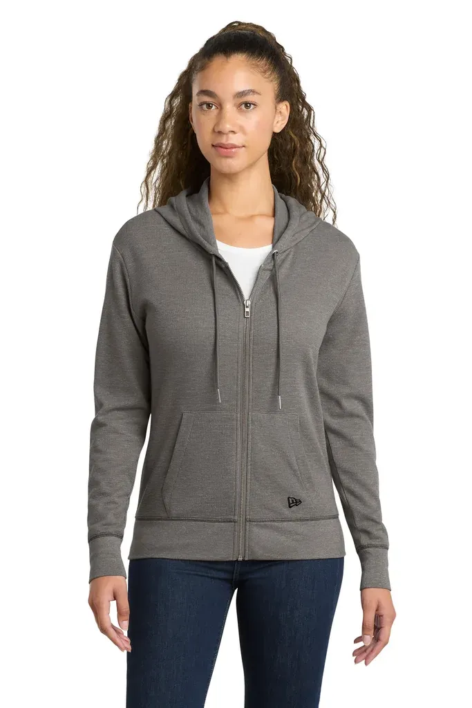 New Era® Women's Thermal Full-Zip Hoodie LNEA141