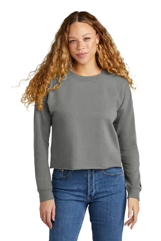 New Era® Women's Tri-Blend Fleece Crop Crew LNEA514 - additional view 1