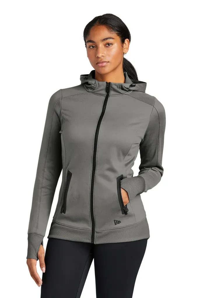 New Era ® Women's Venue Fleece Full-Zip Hoodie. LNEA522 - additional view 1