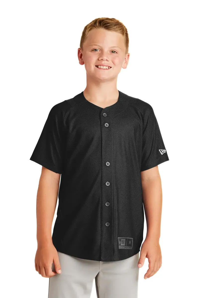 New Era ® Youth Diamond Era Full-Button Jersey. YNEA220 - additional view 10