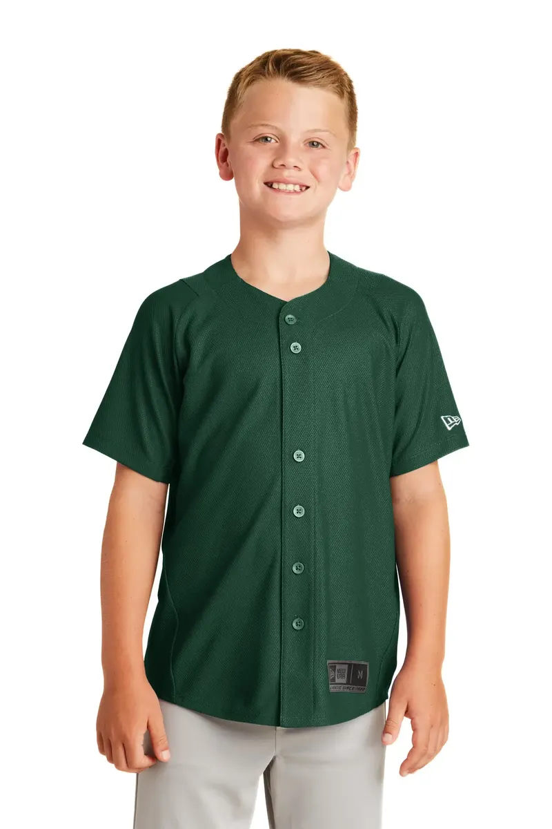 New Era ® Youth Diamond Era Full-Button Jersey. YNEA220 - additional view 6