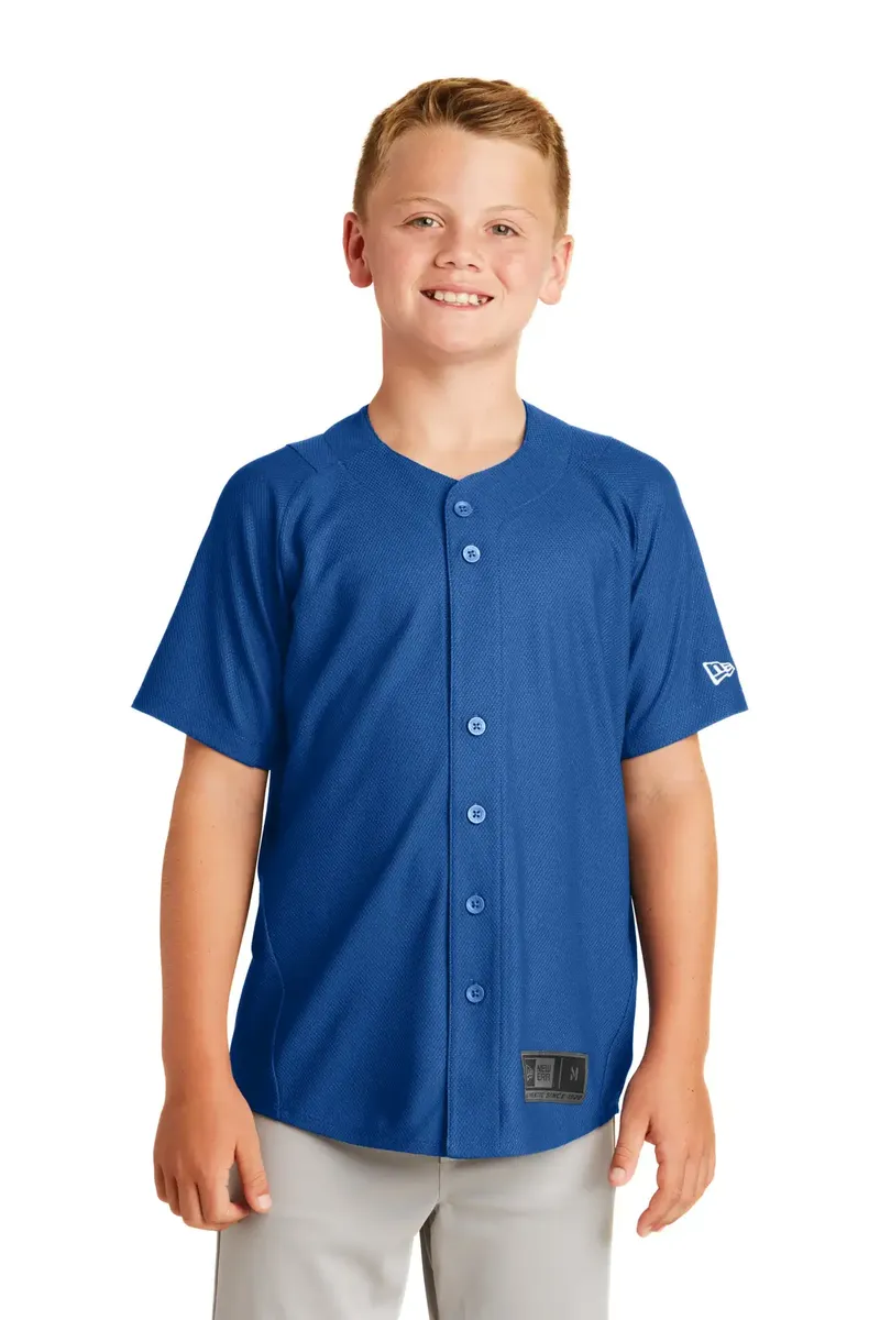 New Era ® Youth Diamond Era Full-Button Jersey. YNEA220 - additional view 7